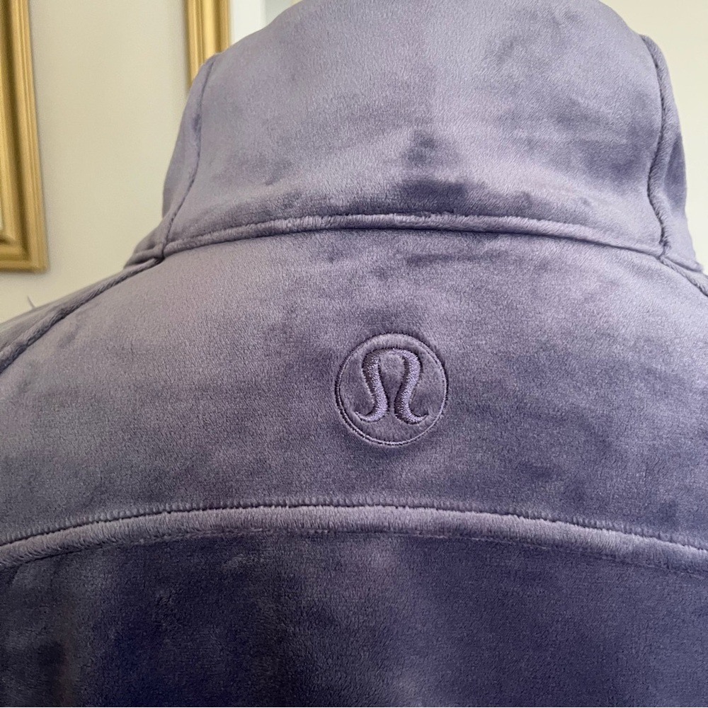 lululemon athletica velvet Half-Zip Scuba Hoodie in Purple - Picture 4 of 7